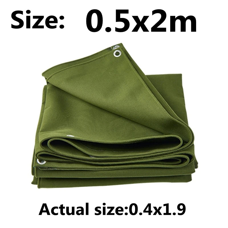 0.65mm army green canvas truck awning