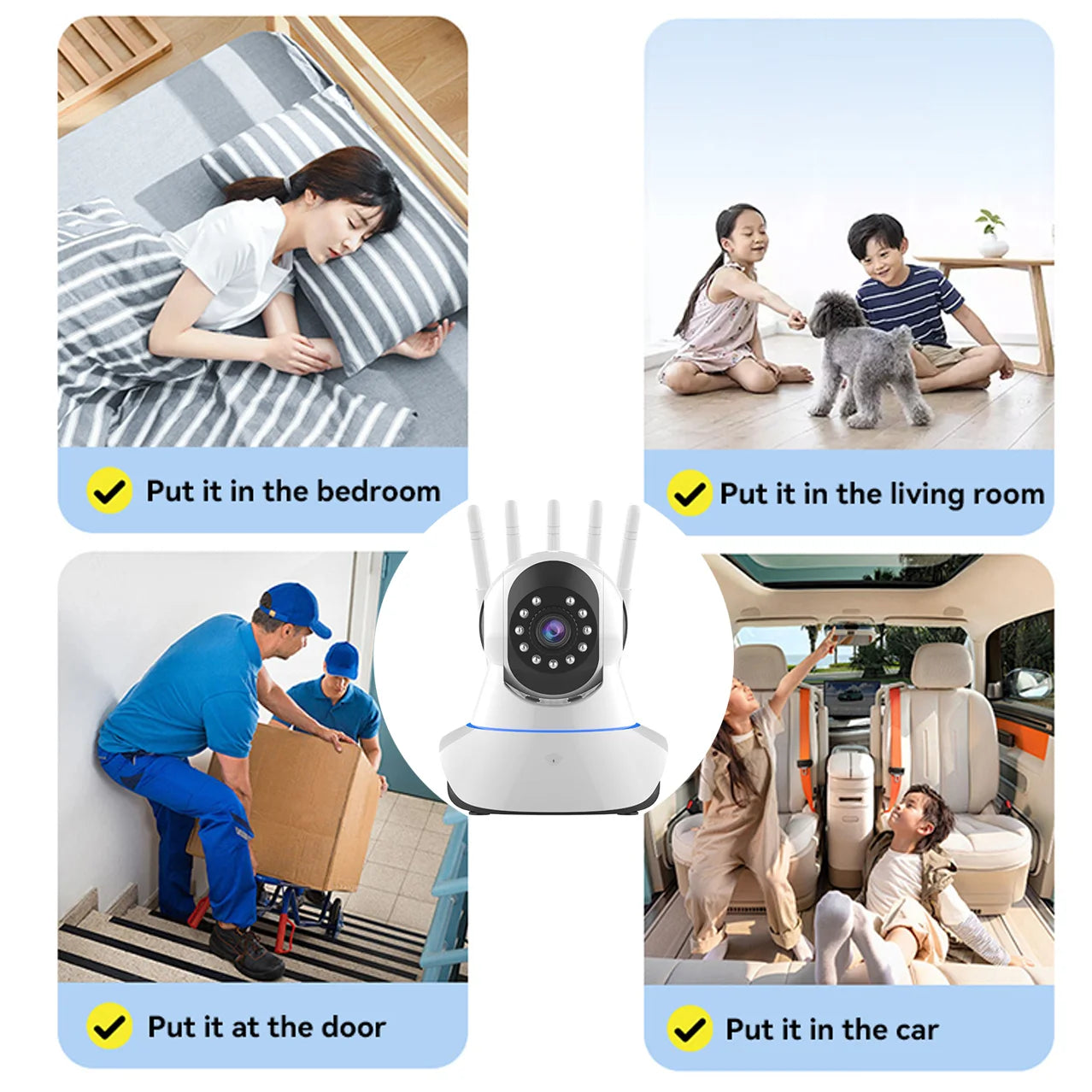 WiFi Camera 1080P HD Night Vision