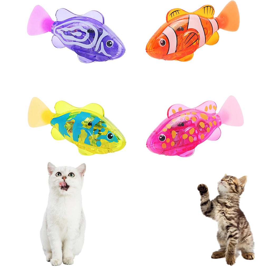 Pet Toys Teasing Cat Electronic Swimming Fish
