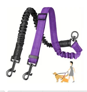 Double Dog Leash for Two Dogs