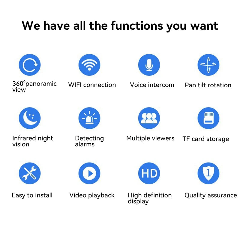 WiFi Camera 1080P HD Night Vision