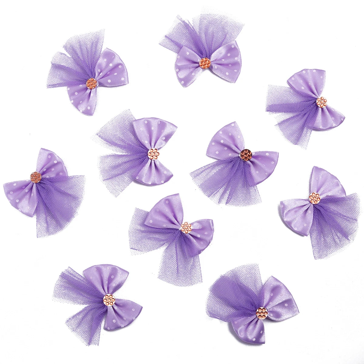 10PCS Dog Bow Dog Hair Accessories Handmade