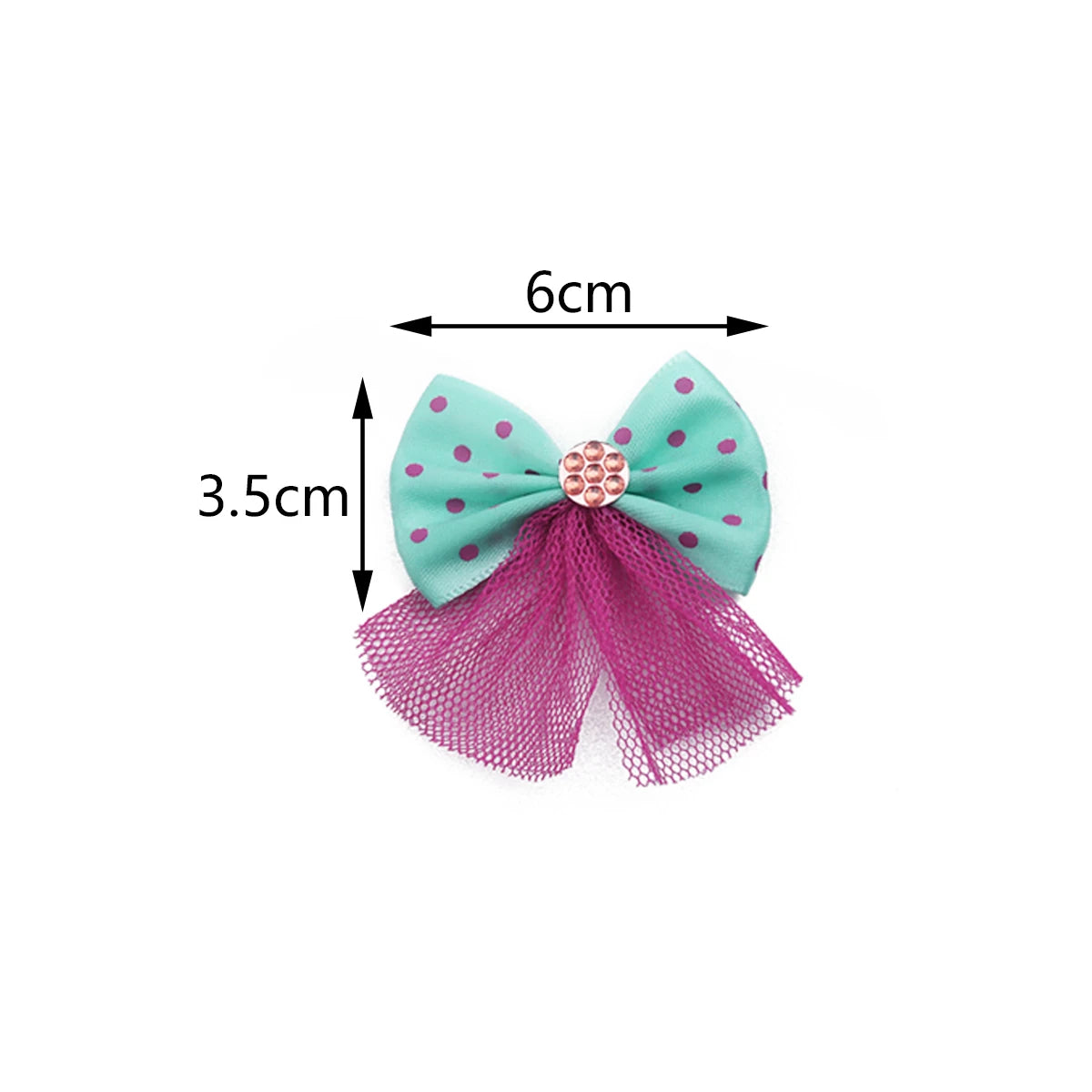 10PCS Dog Bow Dog Hair Accessories Handmade