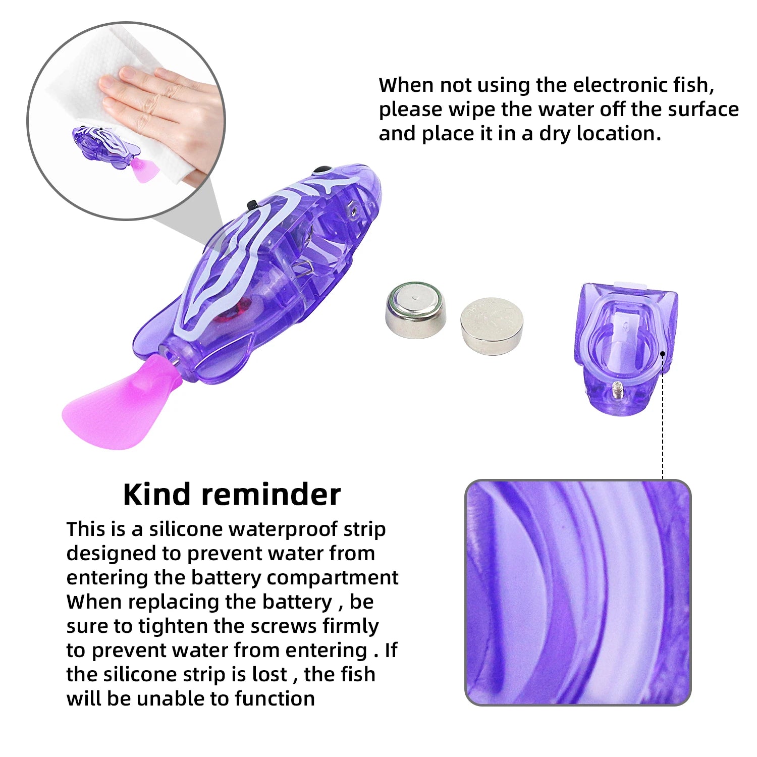 Pet Toys Teasing Cat Electronic Swimming Fish